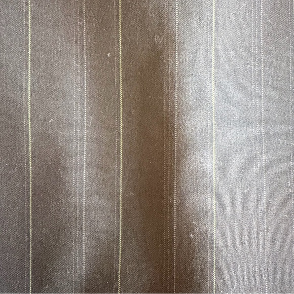 BCBG Black Pinstripe Blazer Size 2 Tailored Career Jacket - Picture 9 of 13